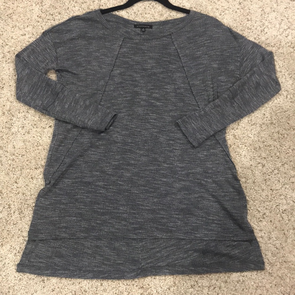 Quarter Length Gray Shirt